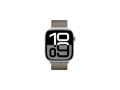 Apple Watch Series 10, 46 mm, SS, Natural Milanese loop - S/M, Aluminum case Silver