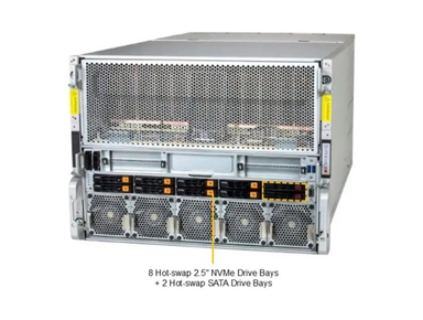 Supermicro AS -A126GS-TNBR GPU A+ Server DP AMD 10U System with NVIDIA HGX B200 8-GPU