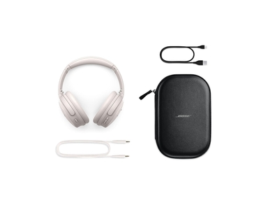 Bose QuietComfort Ultra Headphones, White Smoke