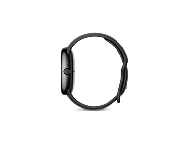Google Pixel Watch 3 45 mm – Matte Black Aluminum Case with Obsidian Active Band