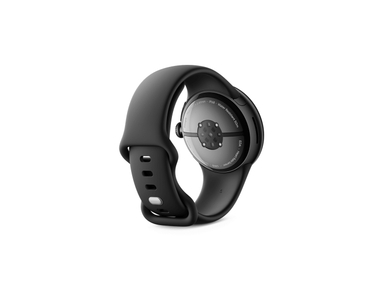 Google Pixel Watch 3 41mm – Matte Black Aluminum Case with Obsidian Active Band