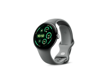 Google Pixel Watch 3 45 mm – Matte Hazel Aluminum Case with Hazel Active Band