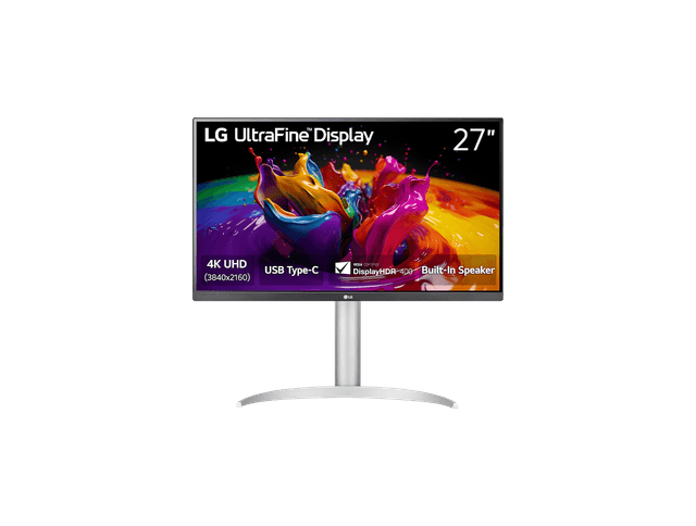 LG 27UP650K‑W 27″ 4K UHD UltraFine IPS Monitor