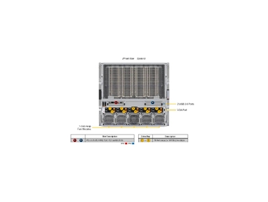 Supermicro GPU A+ Server SYS-A21GE-NBRT-G1 - 8x NVIDIA B200 SXM GPUs