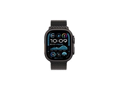 Apple Watch Ultra 2 49mm Black Titanium Milanese Loop - Medium