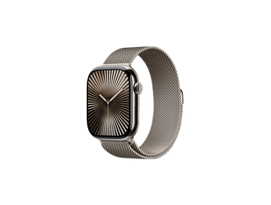 Apple Watch Series 10, 46 mm, SS, Natural Milanese loop - S/M, Titanium case Natural
