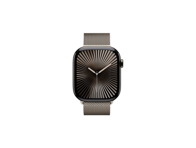 Apple Watch Series 10, 46 mm SS, Natural Milanese loop - S/M, Titanium Case Slate