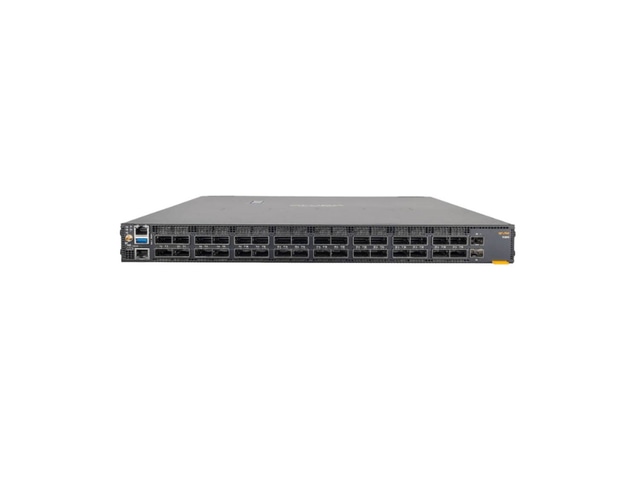 HPE Aruba Networking 9300-32D 32p 100/200/400G QSFP-DD 2p 10G SFP+ Back-to-Front 6 fans 2 AC PSU bundle (R9A30A)