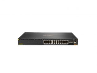 Aruba 6300M 24-port HPE Smart Rate 1/2.5/5GbE Class 6 PoE and 4-port SFP56 Switch (JL660A)